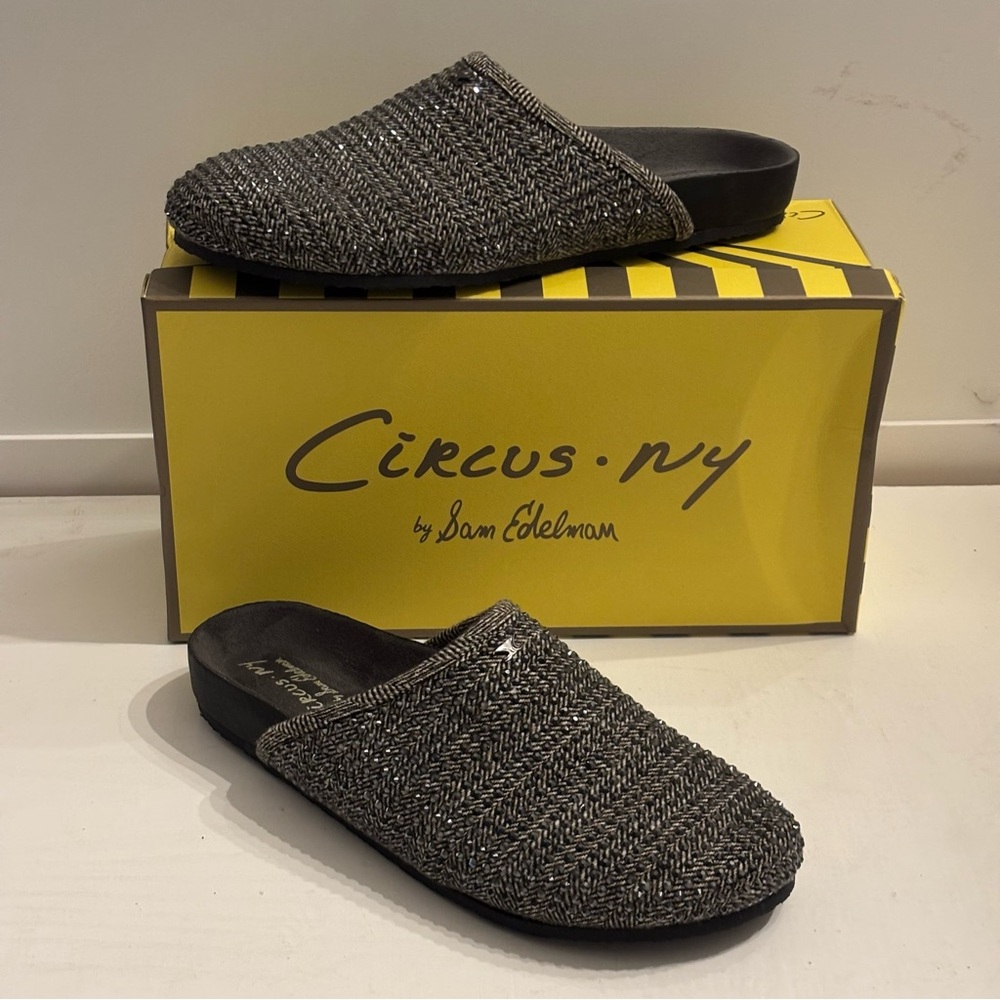 Circus by Sam Edelman Elegant Black Charcoal Gray Multi Slip-On Shoes - Picture 11 of 11